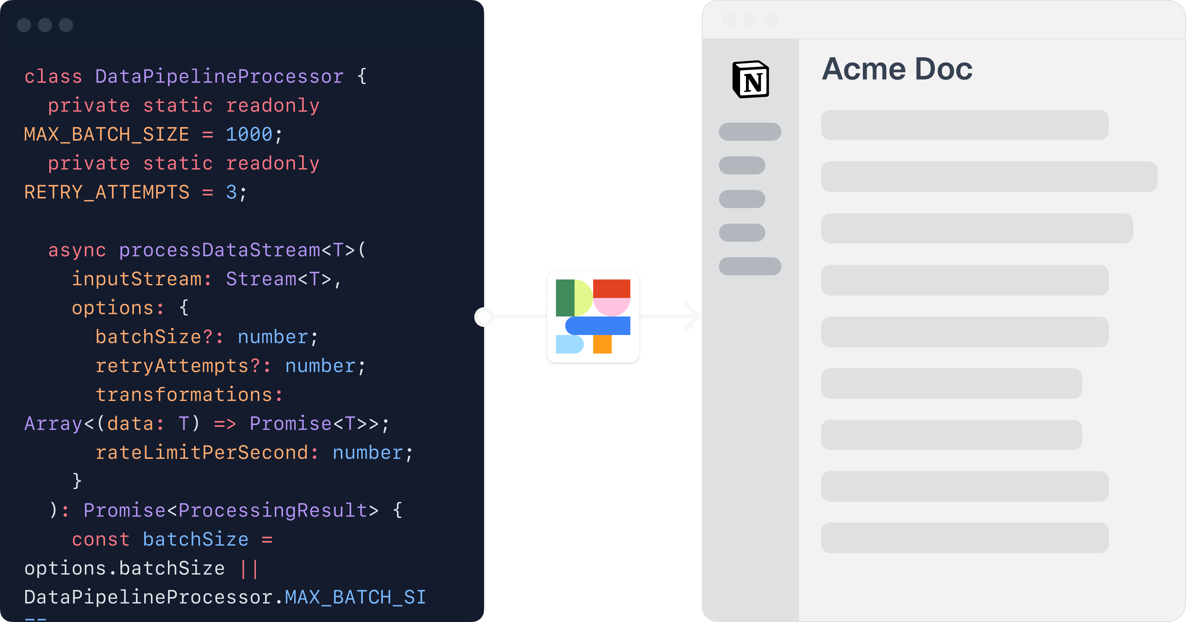 Code to doc 1