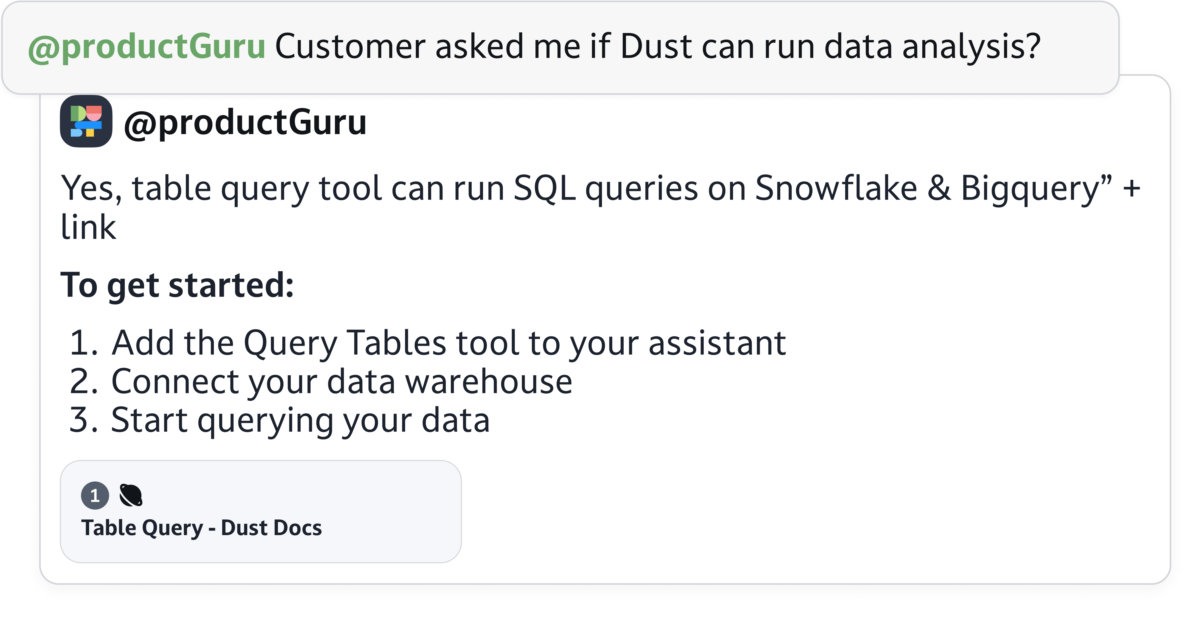 Product expert 1